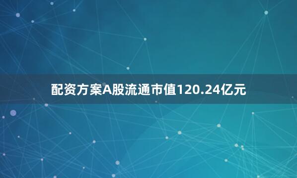 配资方案A股流通市值120.24亿元